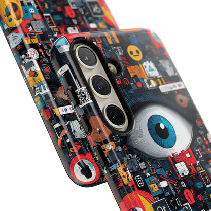 Digital Eye Blue Samsung S24 Plus Case - Tough