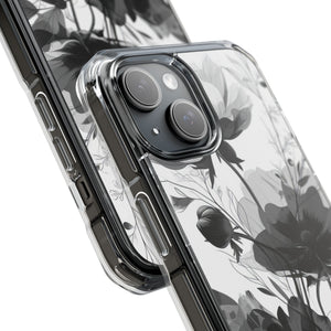 Botanical Elegance – Handyhülle für iPhone (Clear Impact – Magnetisch)