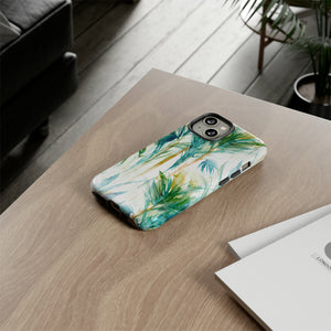 Watercolor Tropical Trees - Protective Phone Case