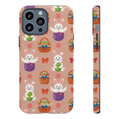 Bunnies Hold Eggs - iPhone Case