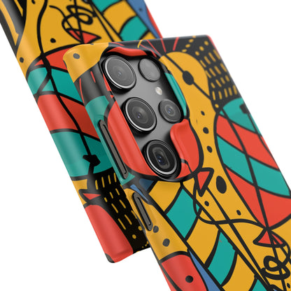 Playful Lines in Motion Samsung S23 - Slim Phone Case