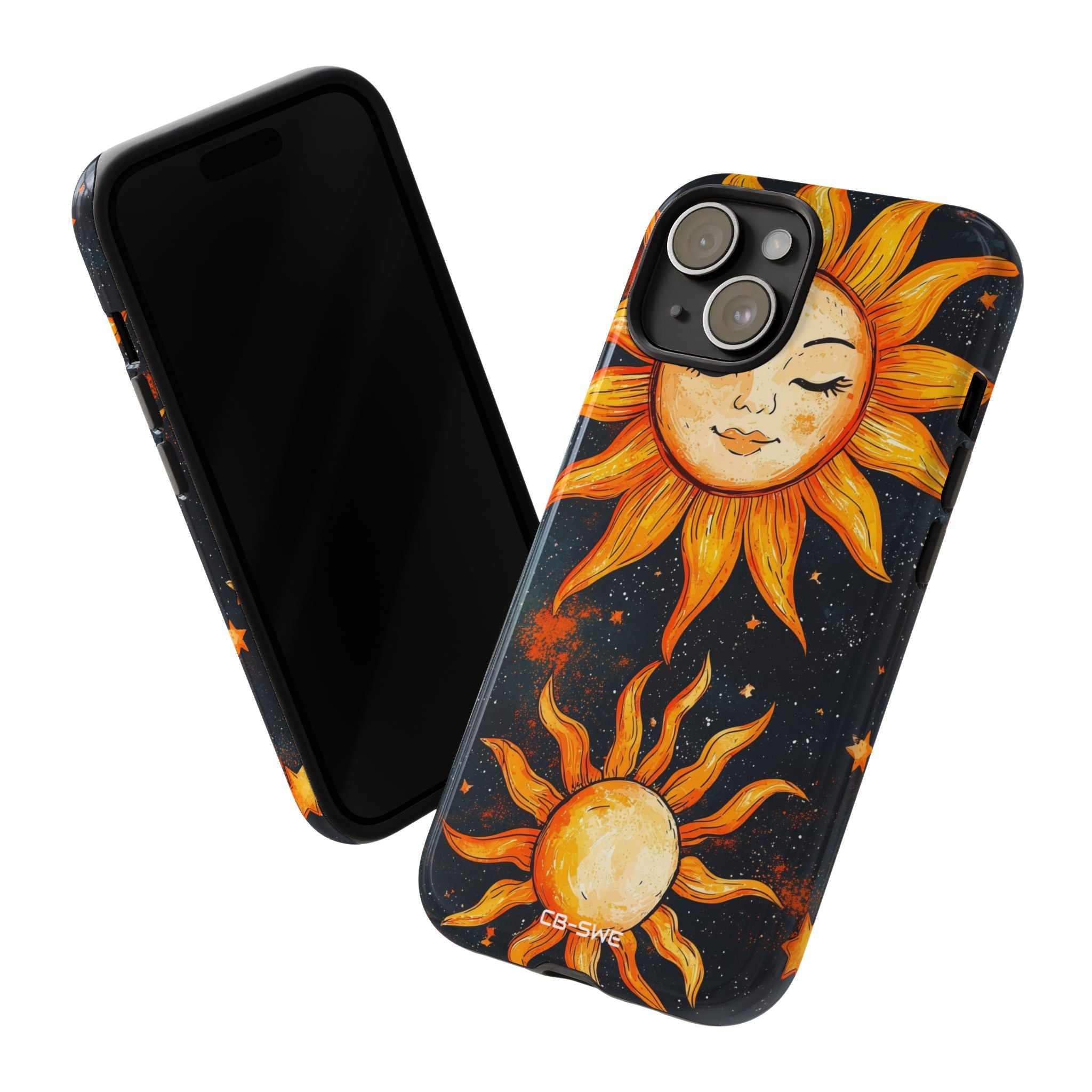 Celestial Suns Dance - iPhone Case
