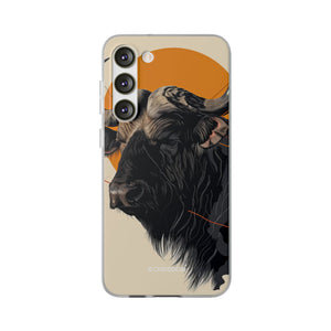 Majestic Buffalo Sun | Flexible Phone Case for Samsung Galaxy