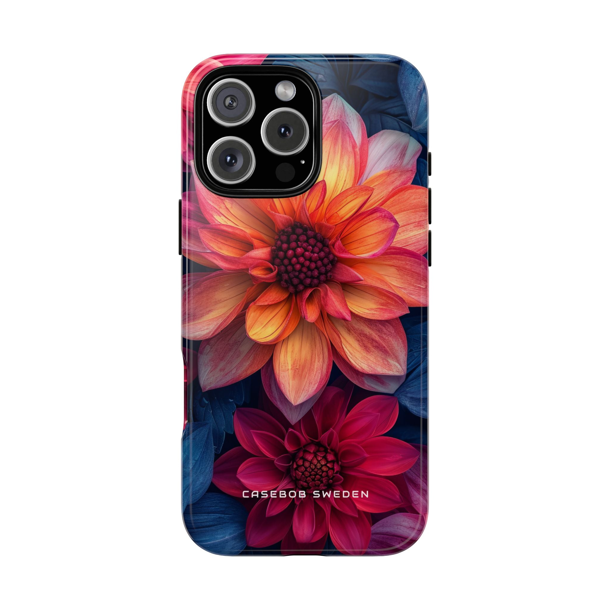 Fiery Bloom Harmony iPhone 16 - Tough Phone Case