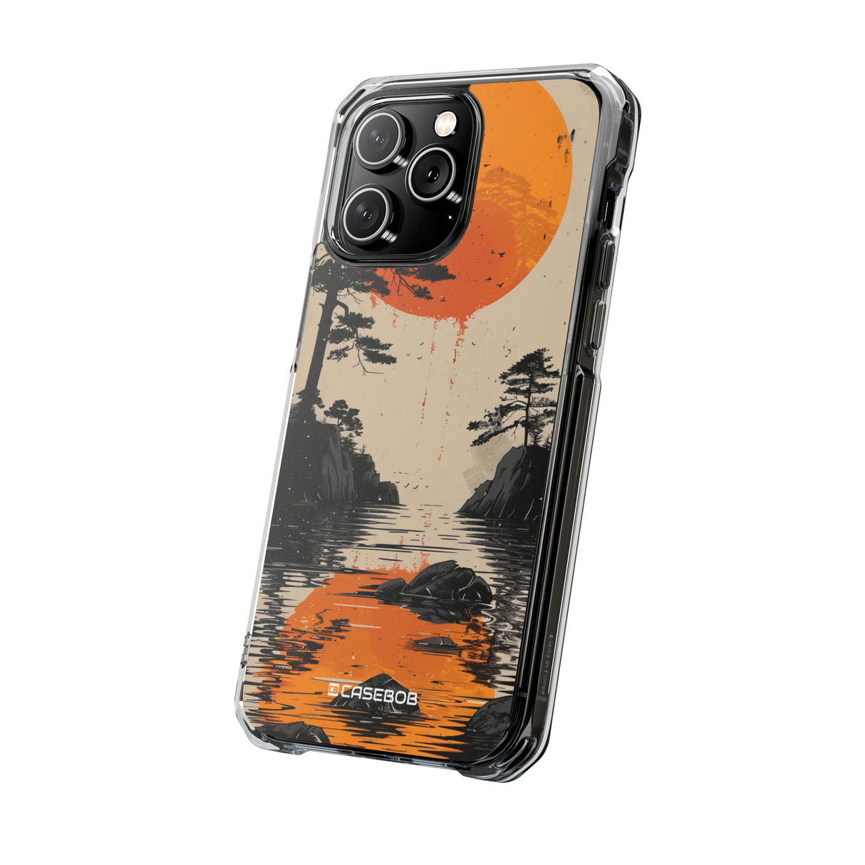 Sunkissed Serenity - Phone Case for iPhone (Clear Impact - Magnetic)