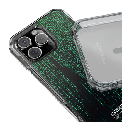 Neon Data Stream iPhone 16 - Impact Clear+