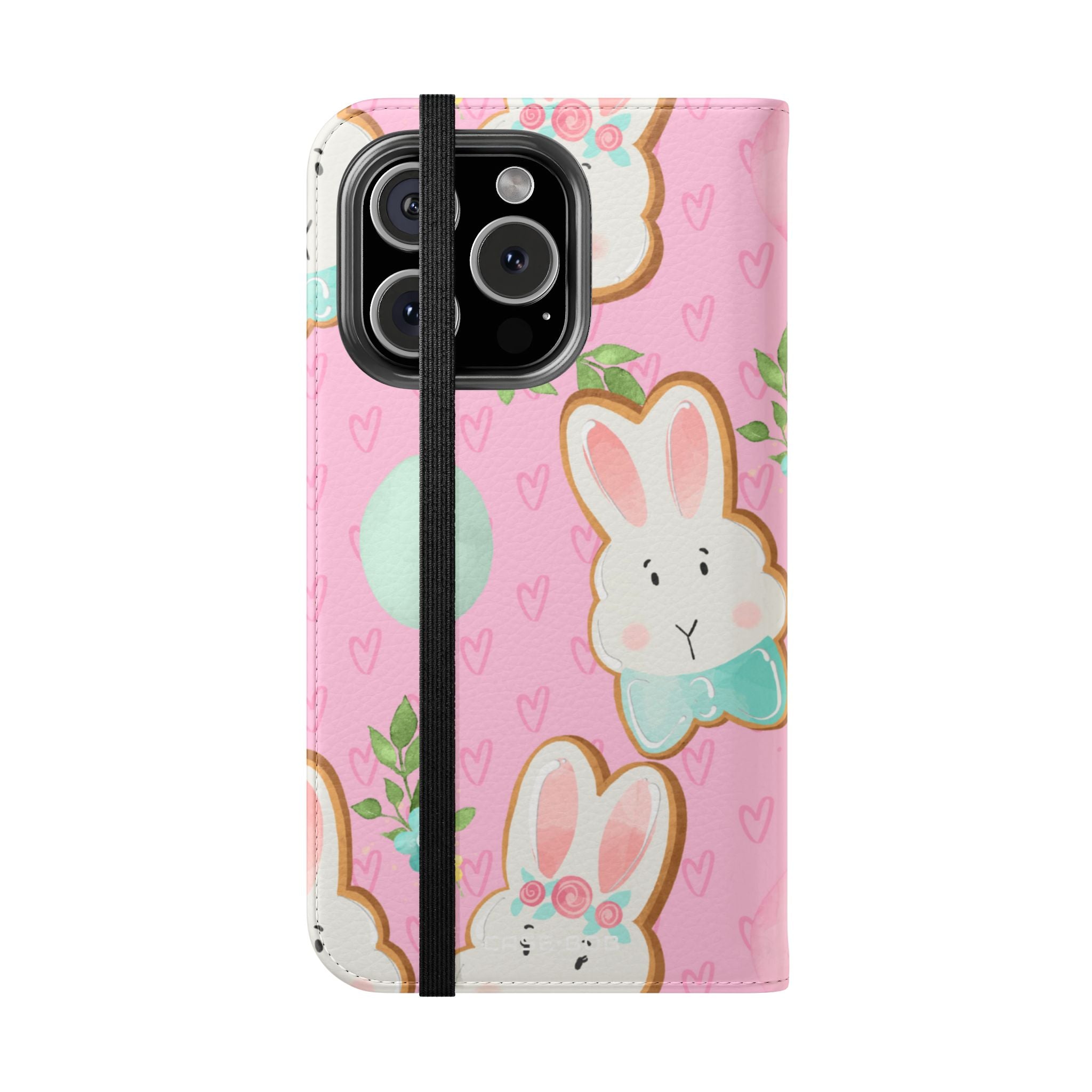 Blushing Bunny Bloom - iPhone 16 Pro Case - Wallet