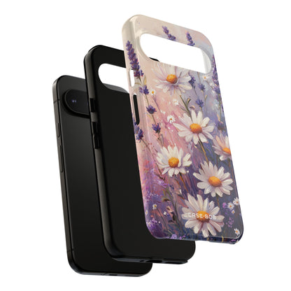 Daisy Lavender Bloom Google Pixel 9 Pro XL Case - Tough