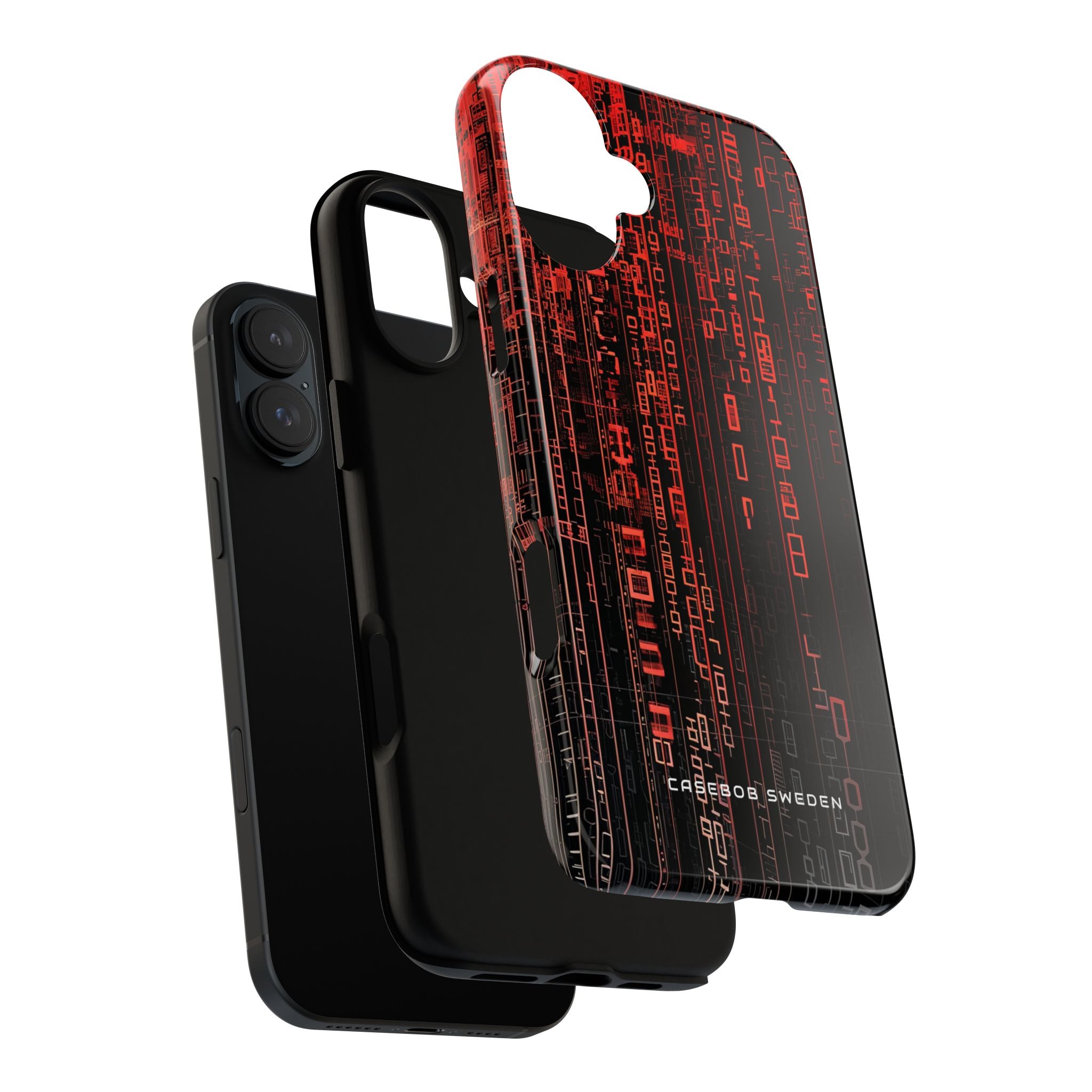 Gradient Cyberflux Network iPhone 16 - Tough Phone Case