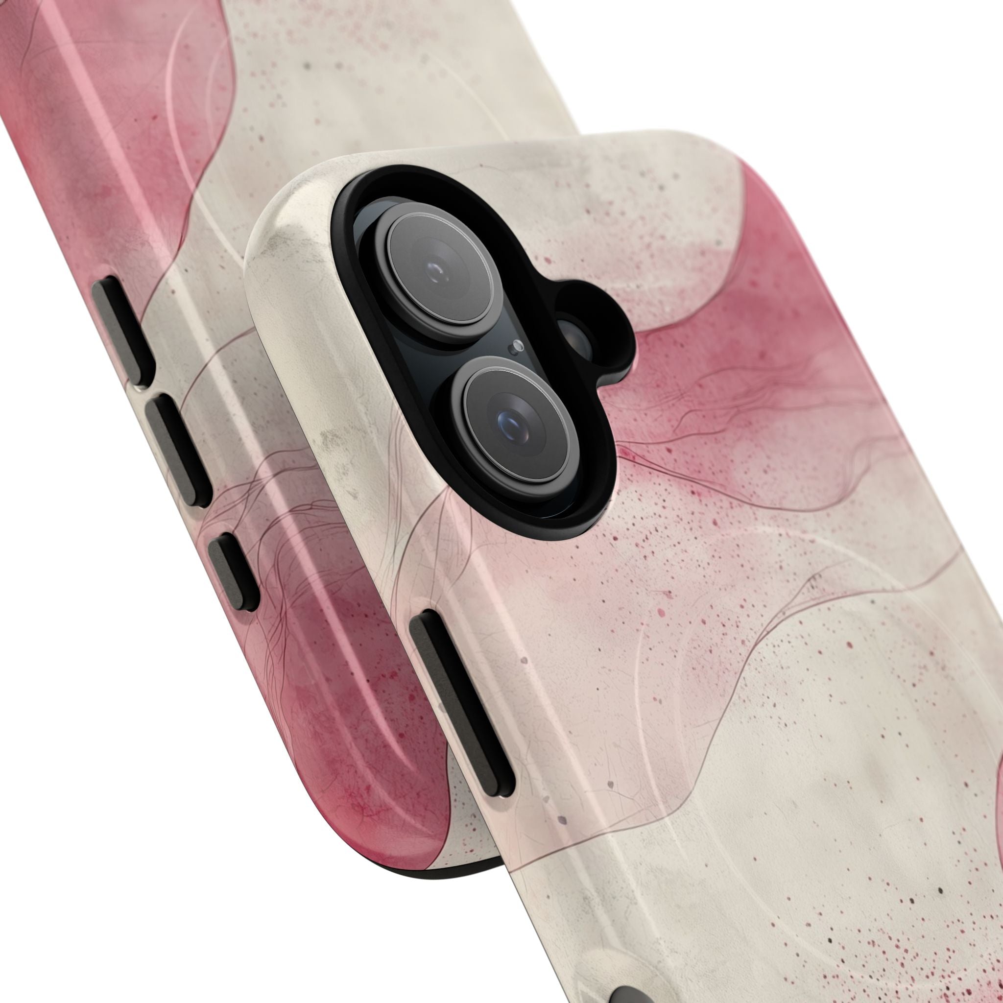 Crimson Waves iPhone 16 Case - Tough+