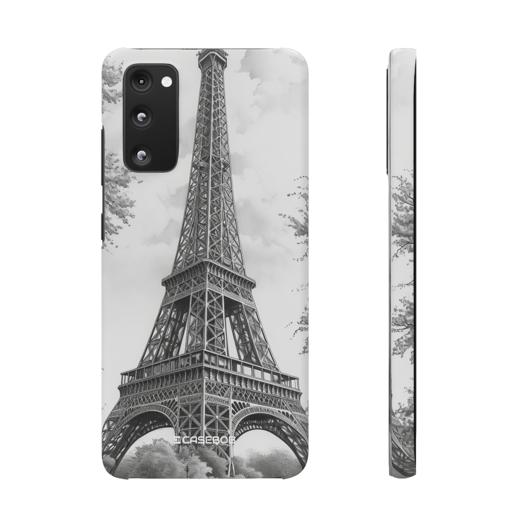 Parisian Monochrome Majesty | Slim Phone Case for Samsung