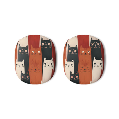 Cat Columns Orange - AirPod Max Case