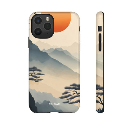 Mountains Embrace Sun - iPhone Case