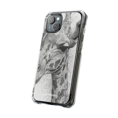 Monochrome Giraffe - Phone Case for iPhone