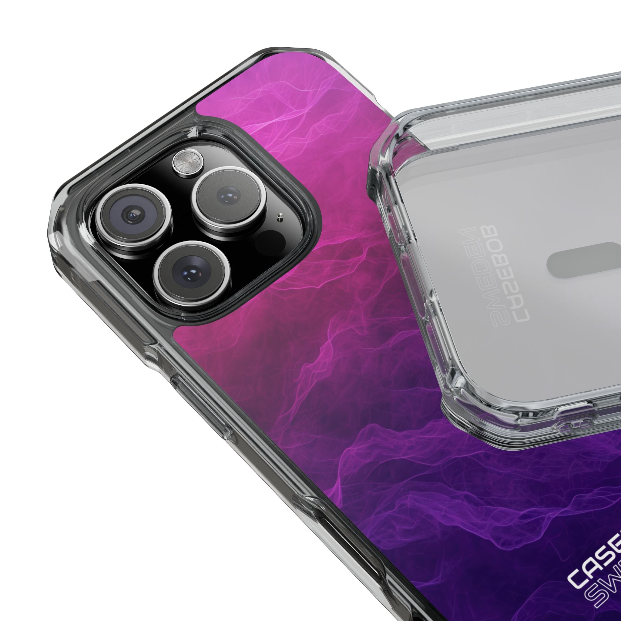 Violet Dream Currents iPhone 16 - Impact Clear+