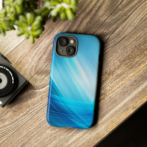 Abstract Blue - Protective Phone Case