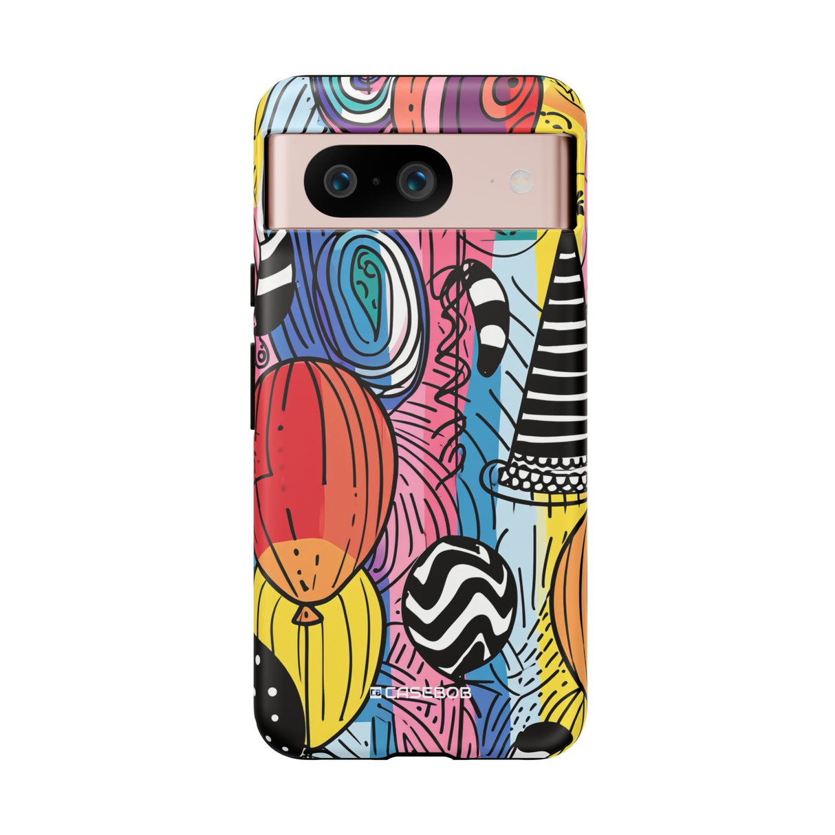 Vibrant Party Whimsy | Protective Phone Case for Google Pixel