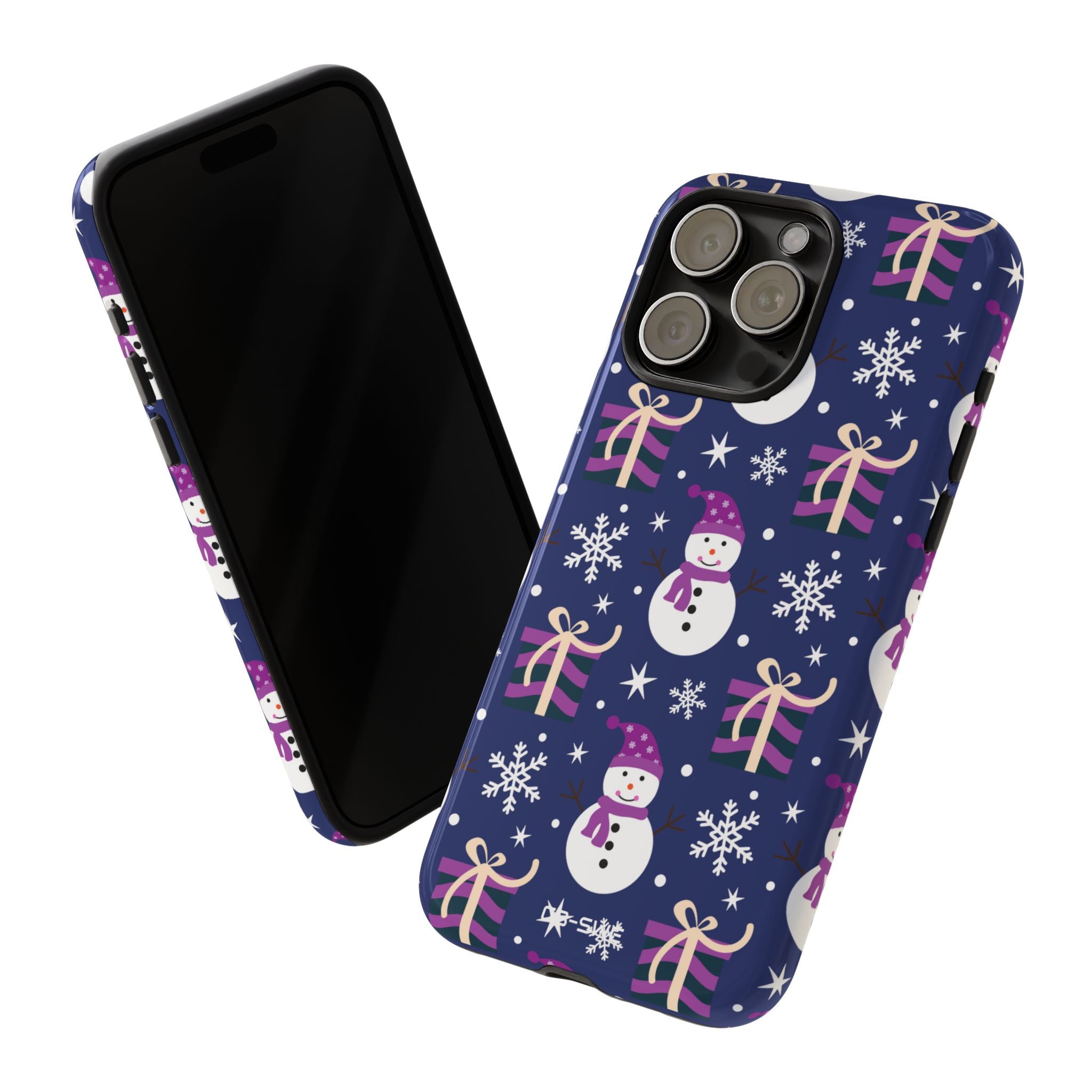 Snowmen Gift Giving - iPhone Case