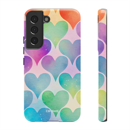 Watercolor Heart Symphony - Samsung Case