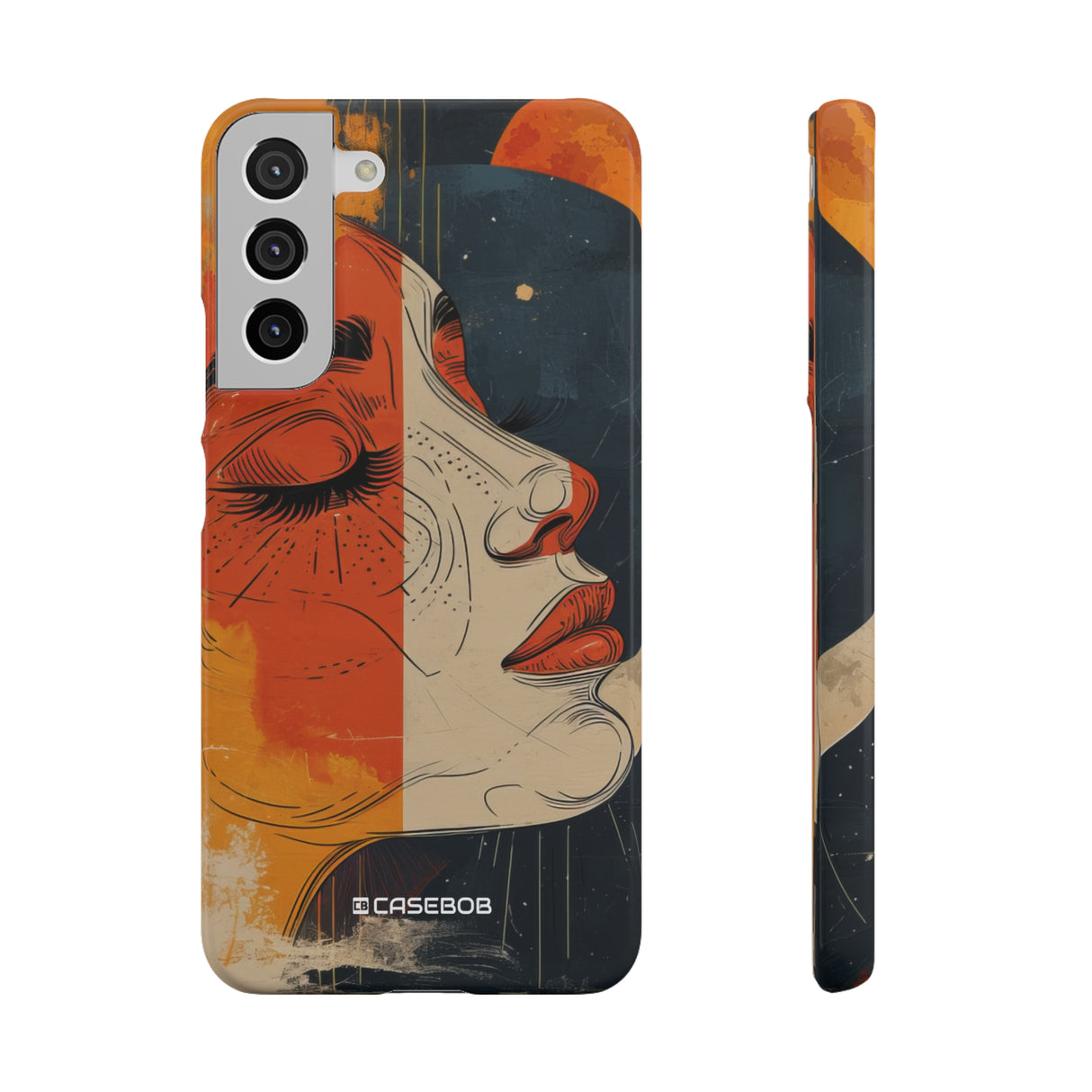 Celestial Duality | Slim Phone Case for Samsung