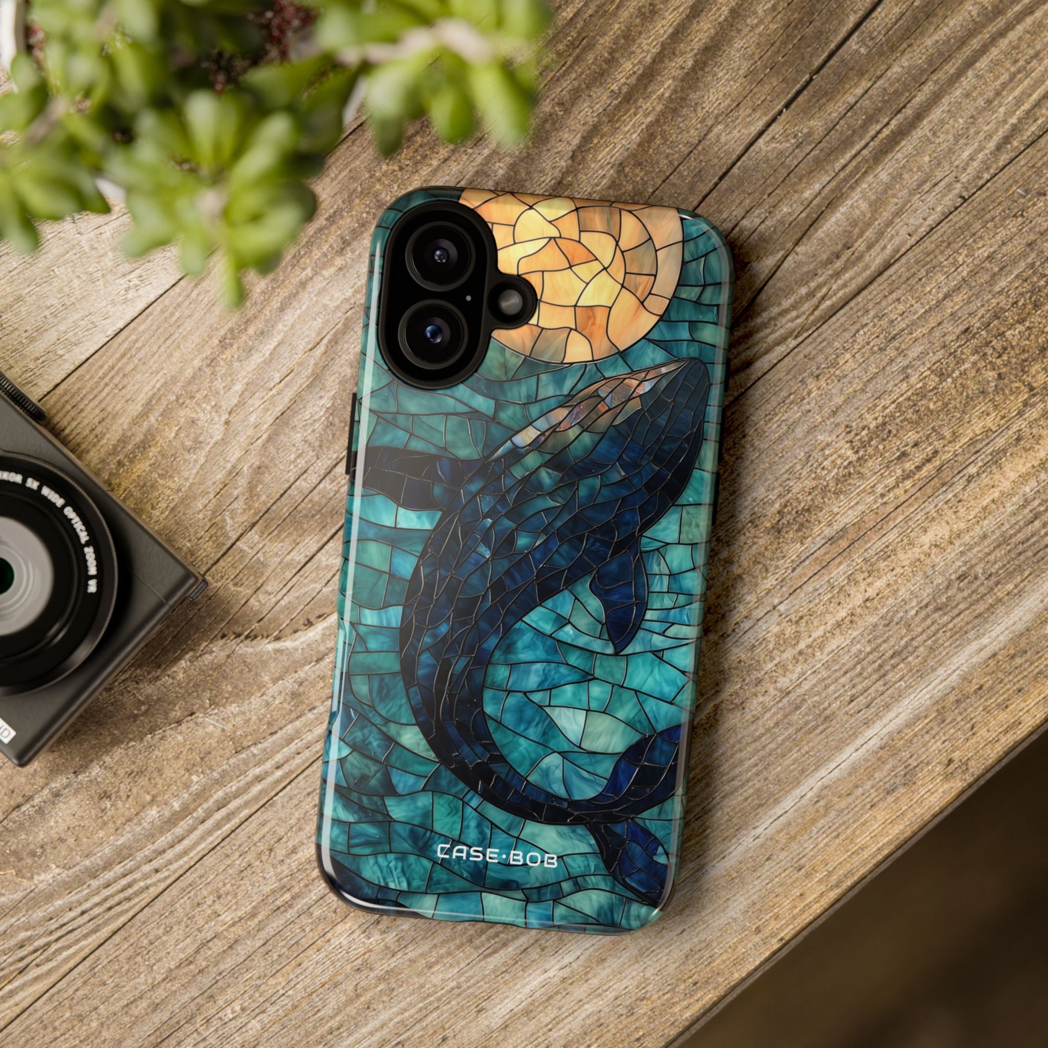 Celestial Whale iPhone 16 Plus Case - Tough