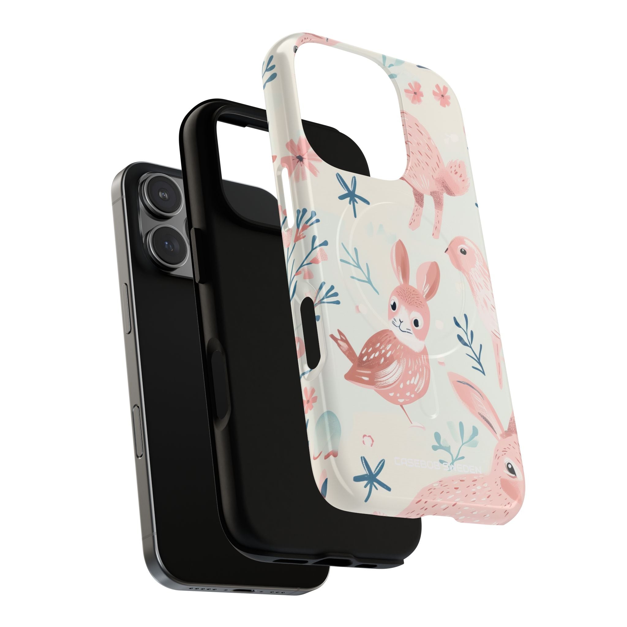 Pastel Whimsical Nature - Tough + MagSafe® iPhone 16 Phone Case