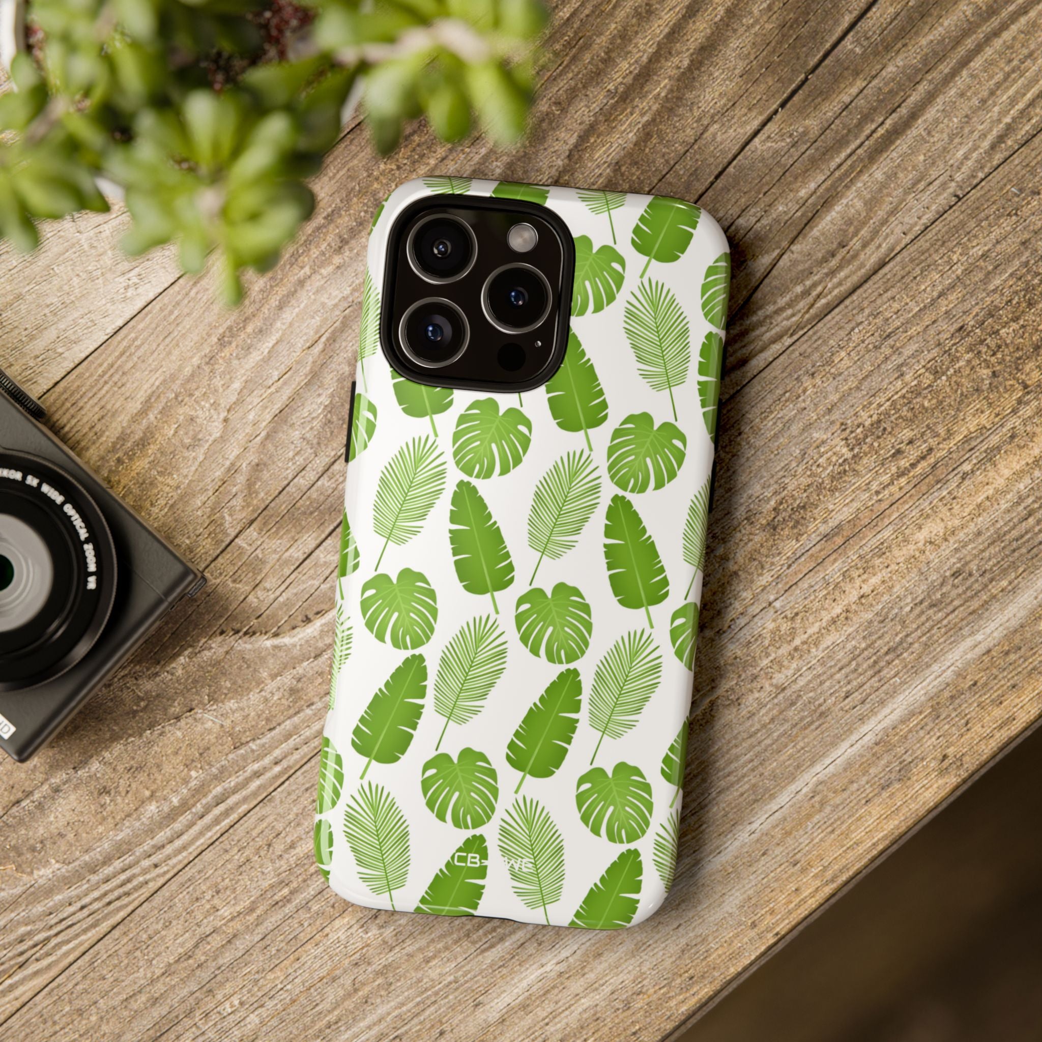 Tropical Leaf Harmony - iPhone Case