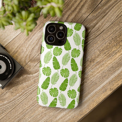Tropical Leaf Harmony - iPhone Case