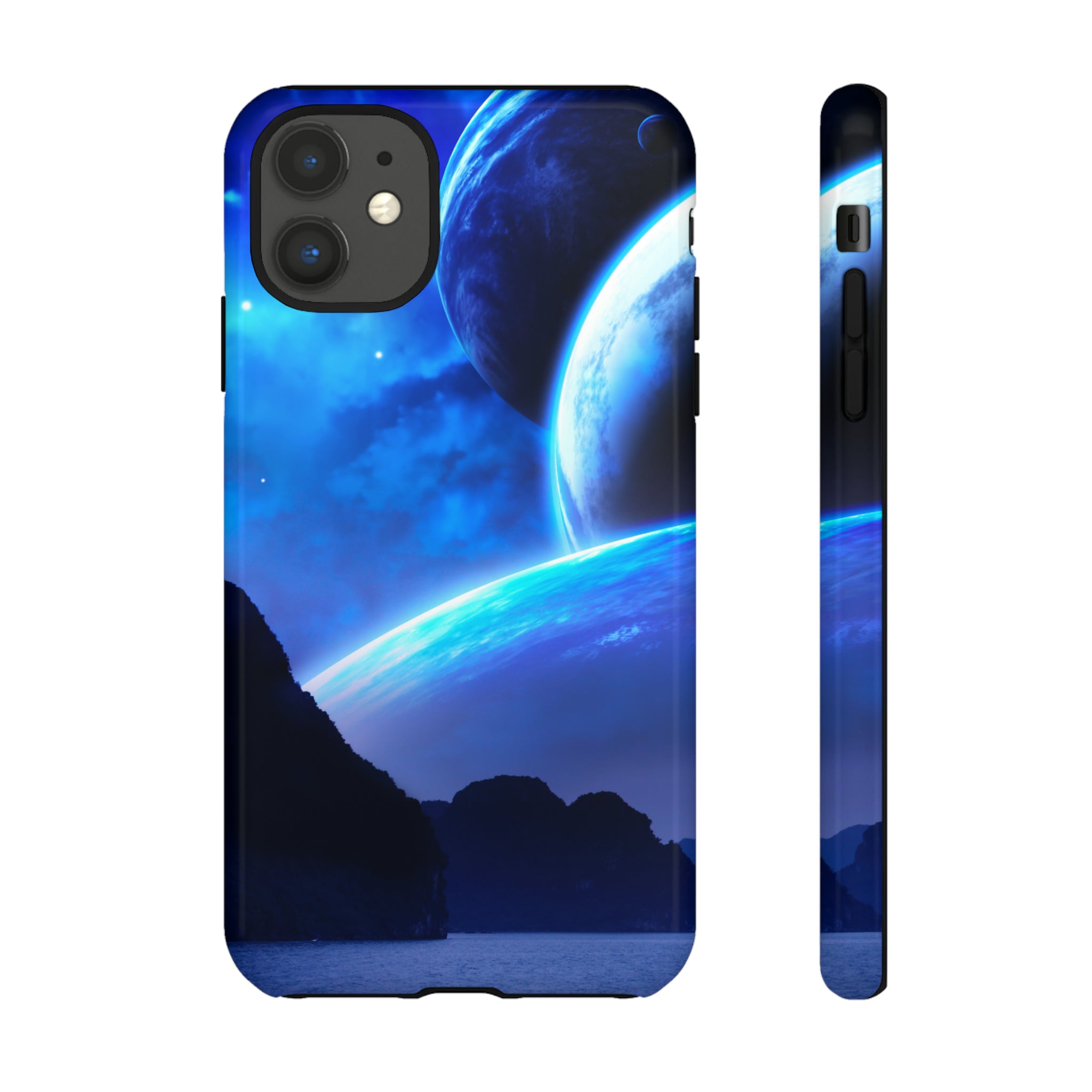 Fantasy Planet Nebula - Protective Phone Case