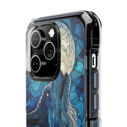Wolf Howls Moonlight iPhone Case - Impact