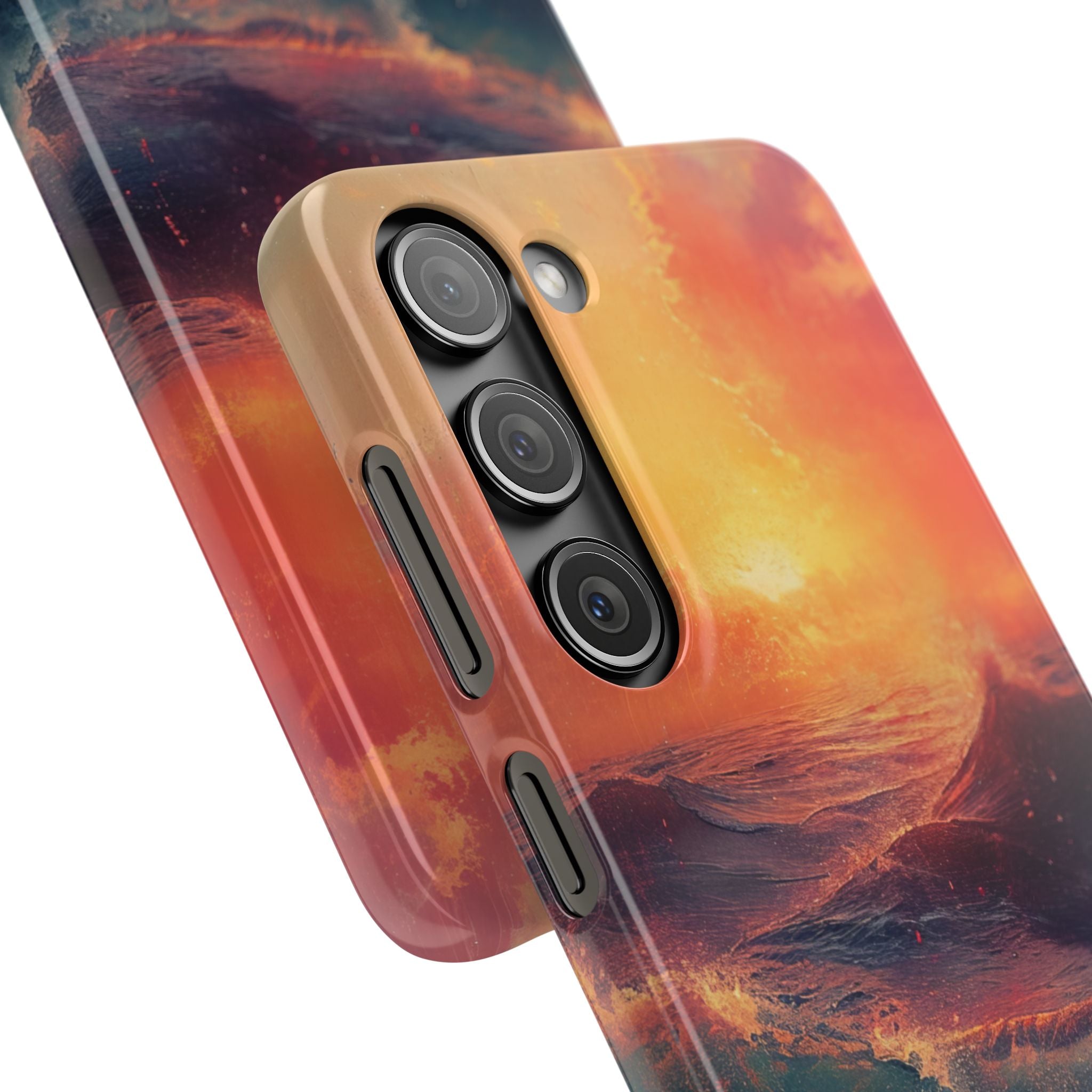 Ocean Sunset Waves - Slim Samsung S23 Phone Case