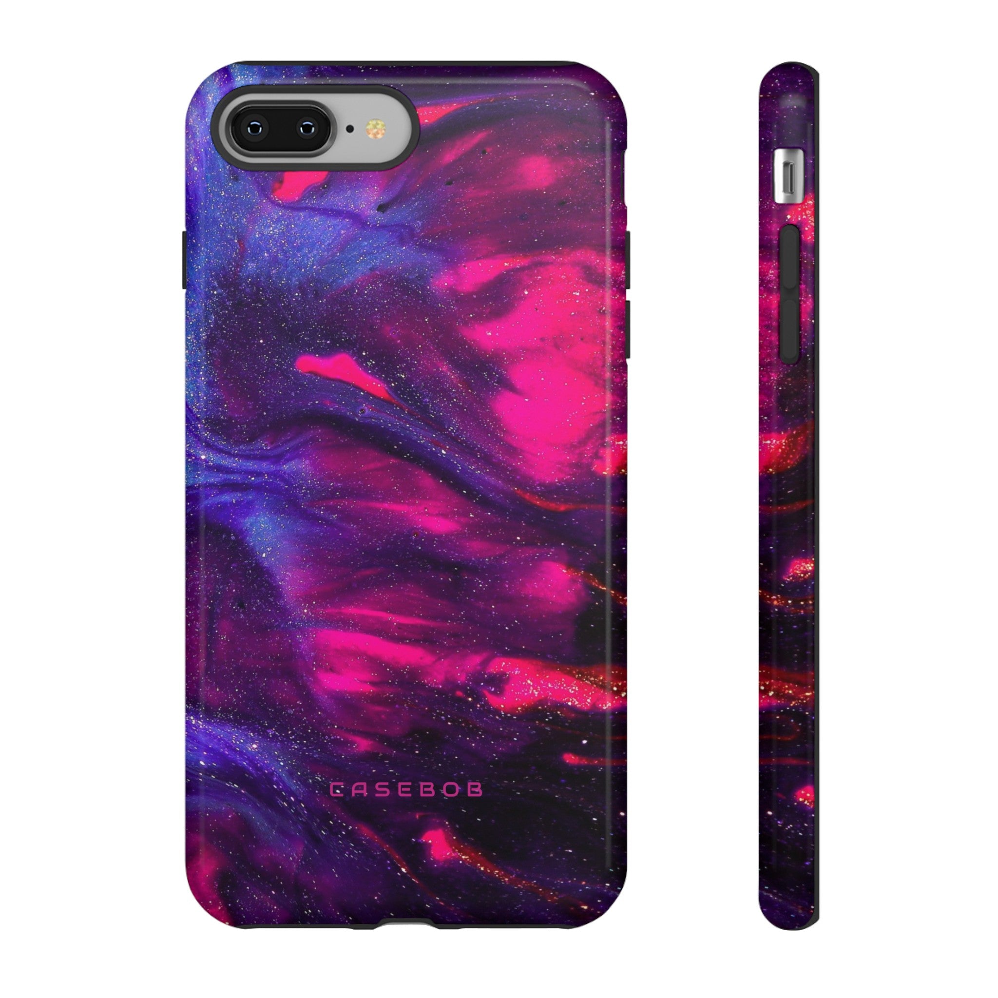 Deep Purple Ink Art - Protective Phone Case