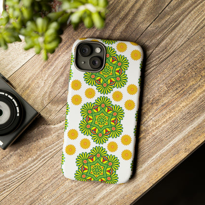 Lime Mandela - Protective Phone Case