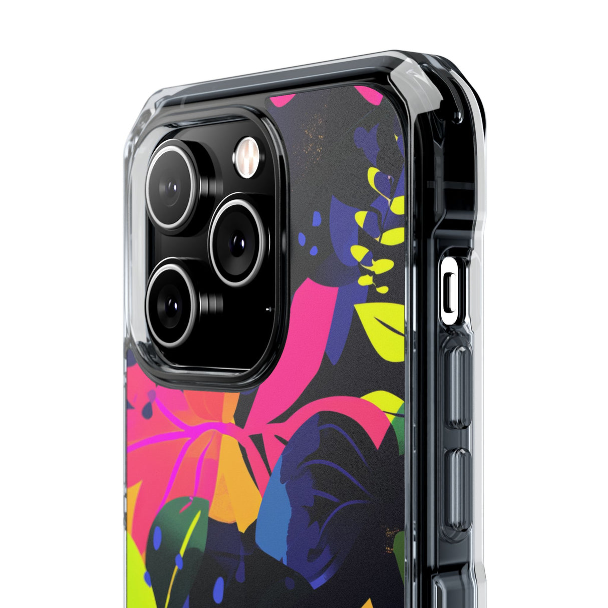 Neon Pantone Pattern | Phone Case for iPhone (Clear Impact Case - Magnetic)