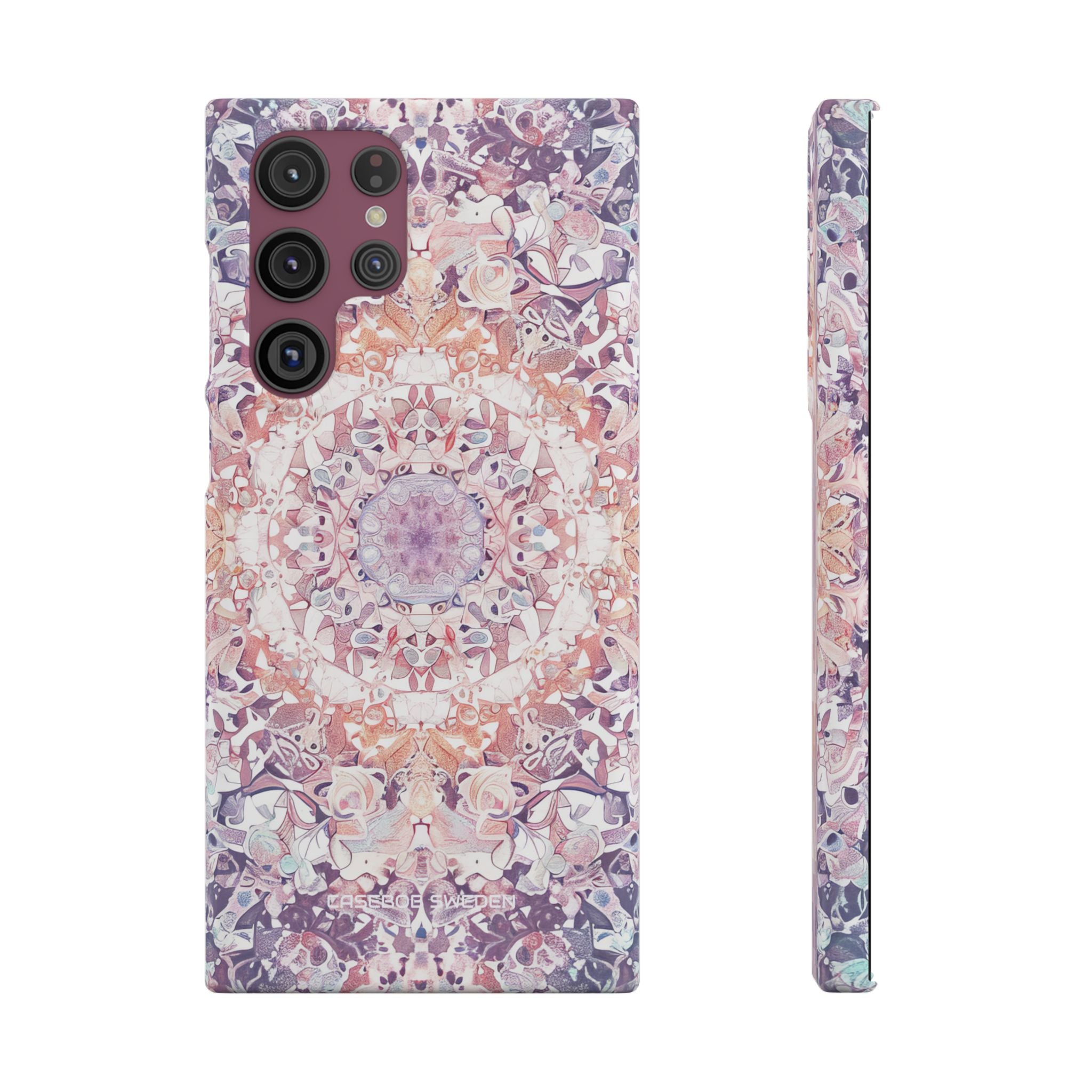 Purple Pink Mandala - Slim Samsung S22 Phone Case