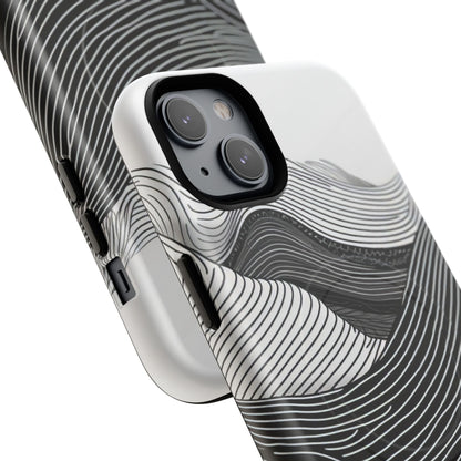 Undulating Horizon Waves iPhone 14 | Tough+ Phone Case