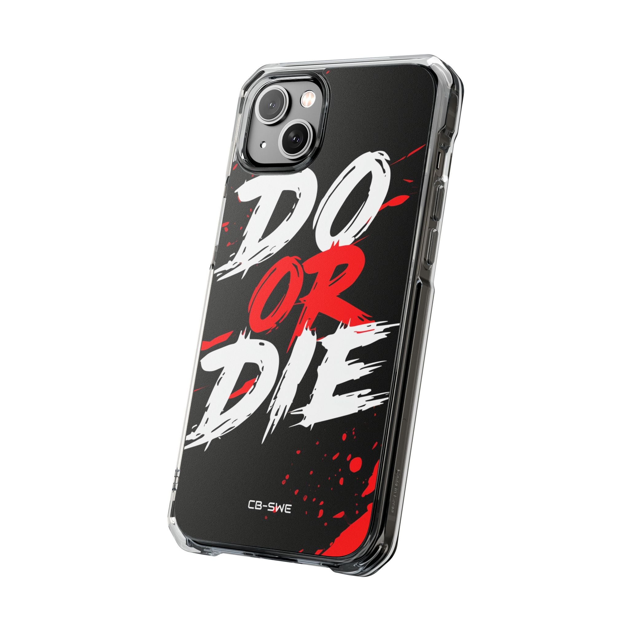 Intense Typography Contrast iPhone Case - Impact