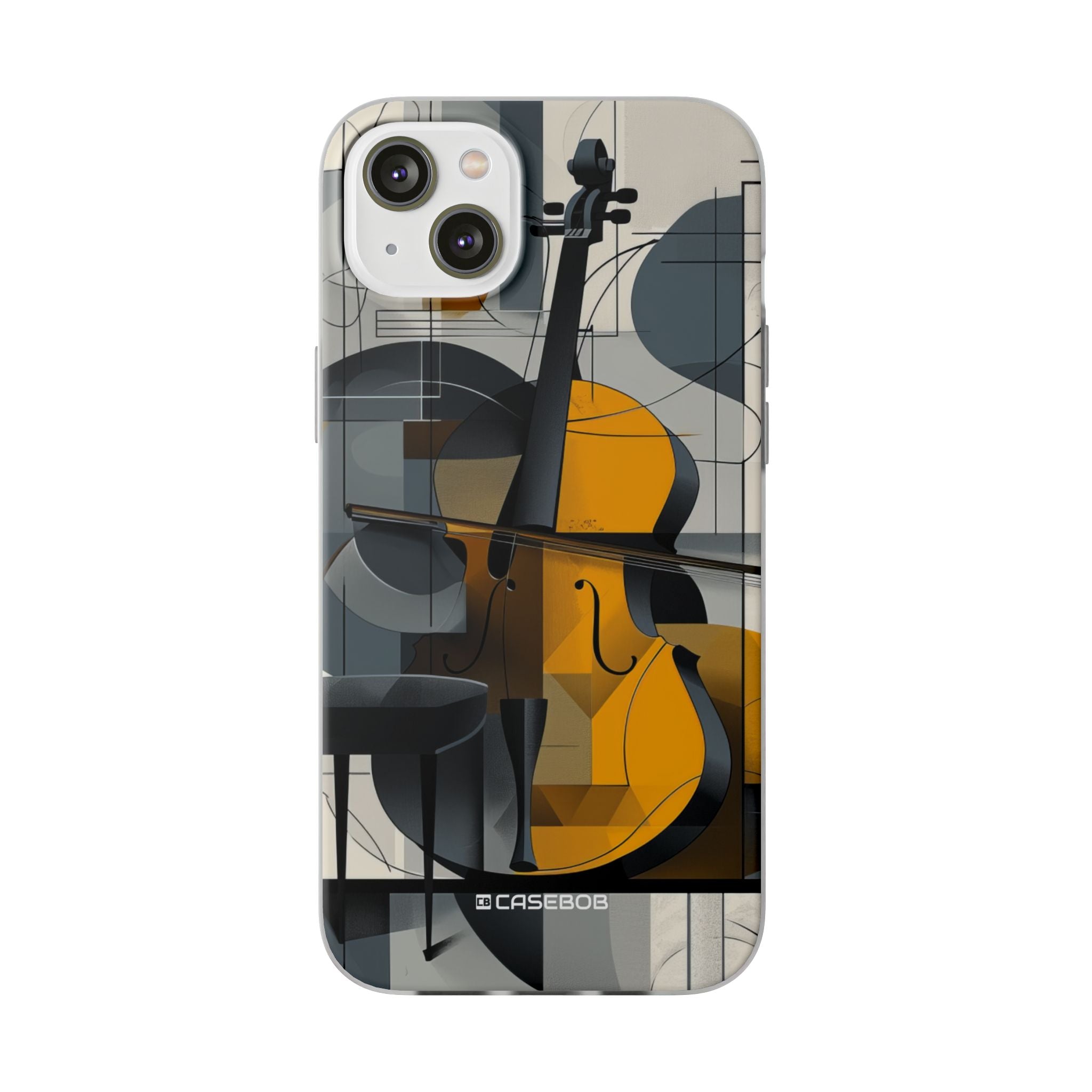 Cello Abstraction | Flexible Phone Case for iPhone