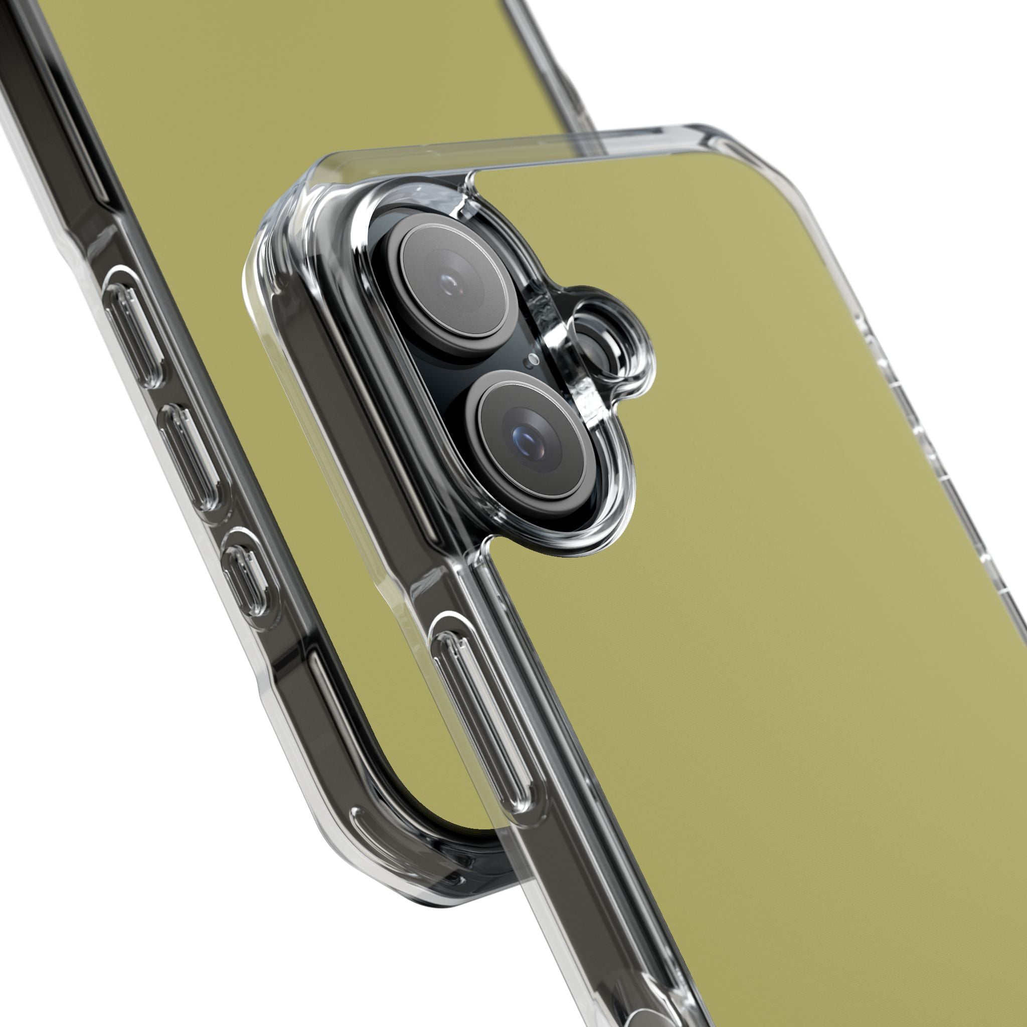 Dark Khaki iPhone 16 - Clear Impact Phone Case