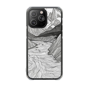 Mountain Tranquility - Phone Case for iPhone (Clear Impact - Magnetic)