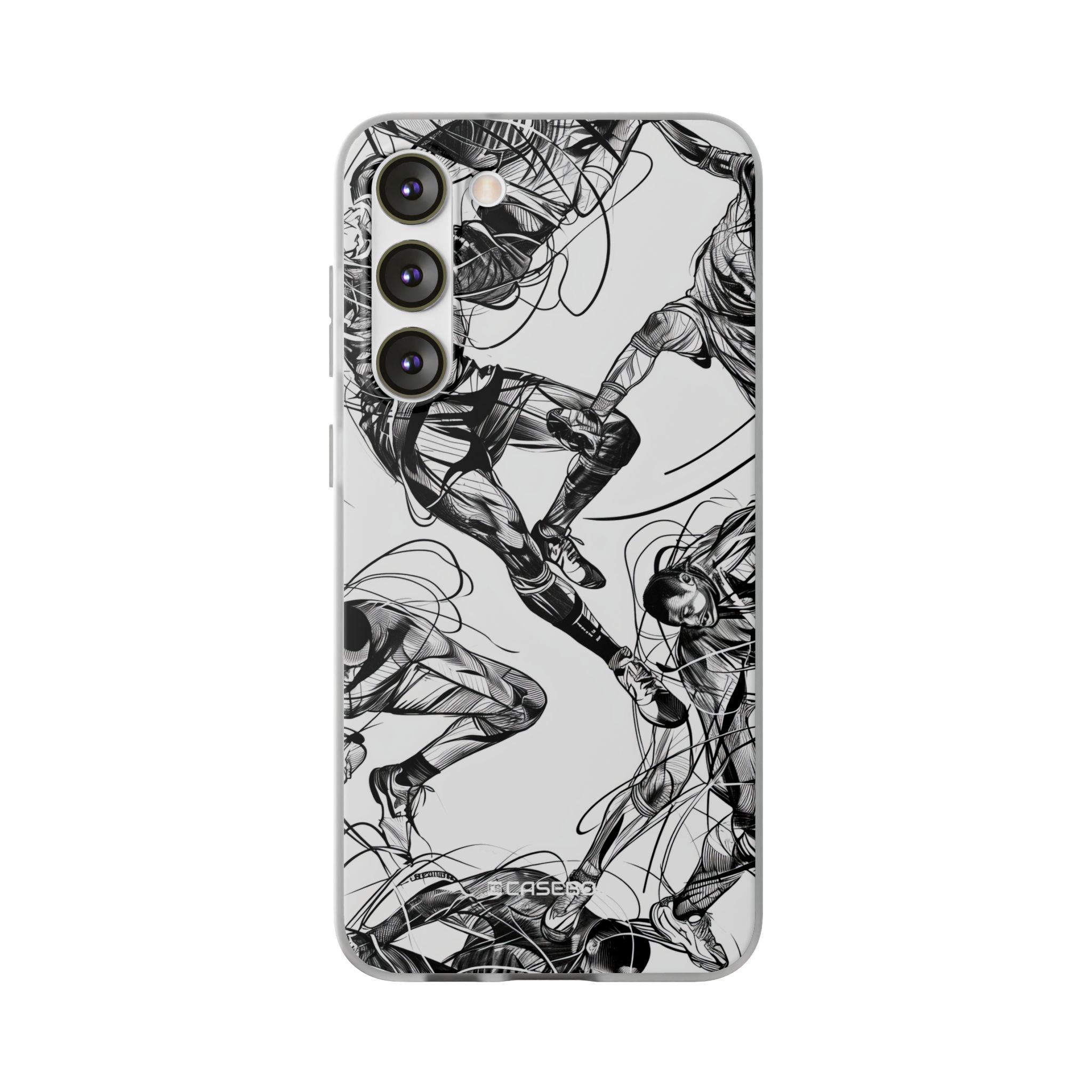 Dynamic Athletic Surrealism | Flexible Phone Case for Samsung Galaxy