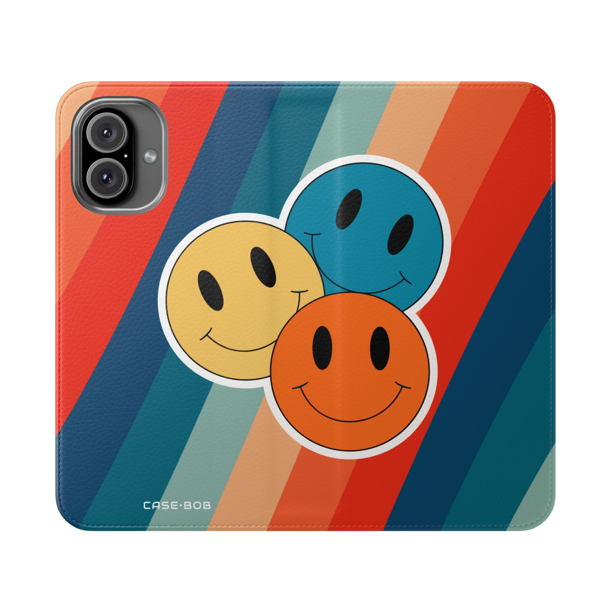 Smiley Trio Radiance - iPhone 16 Plus Case - Wallet