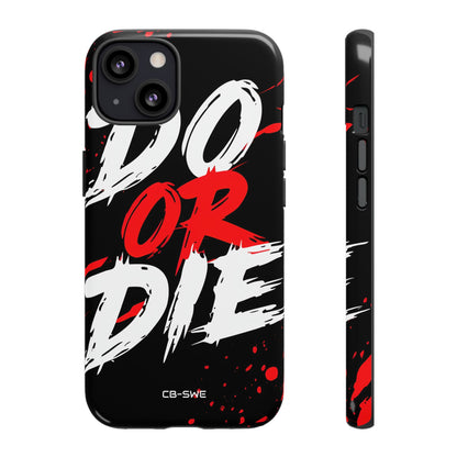 Intense Typography Contrast - iPhone Case