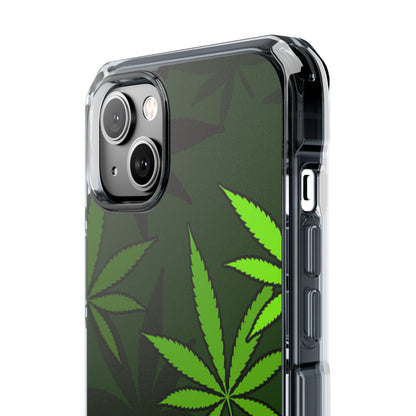 Green Leaf Symmetry iPhone Case - Impact