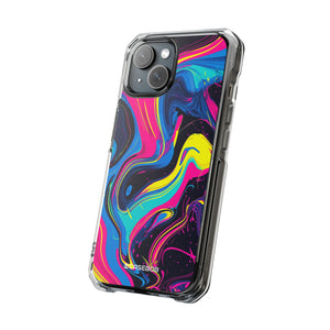 Pantone Neon Patterns | Handyhülle für iPhone (Clear Impact Case – magnetisch)