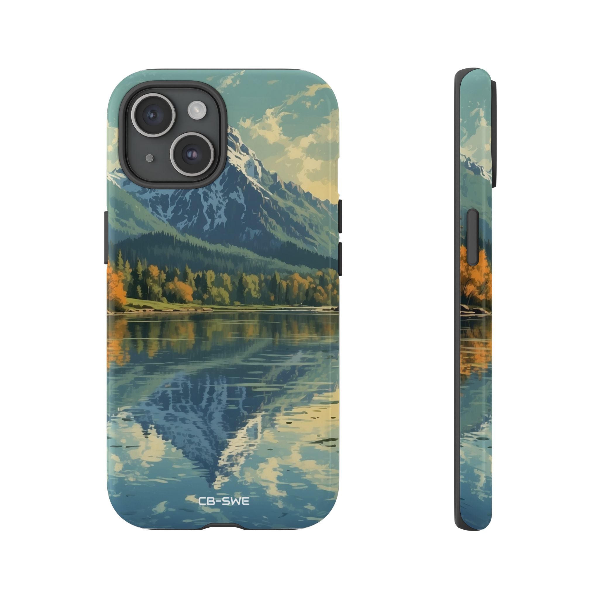 Mountain Reflects Calm - iPhone Case