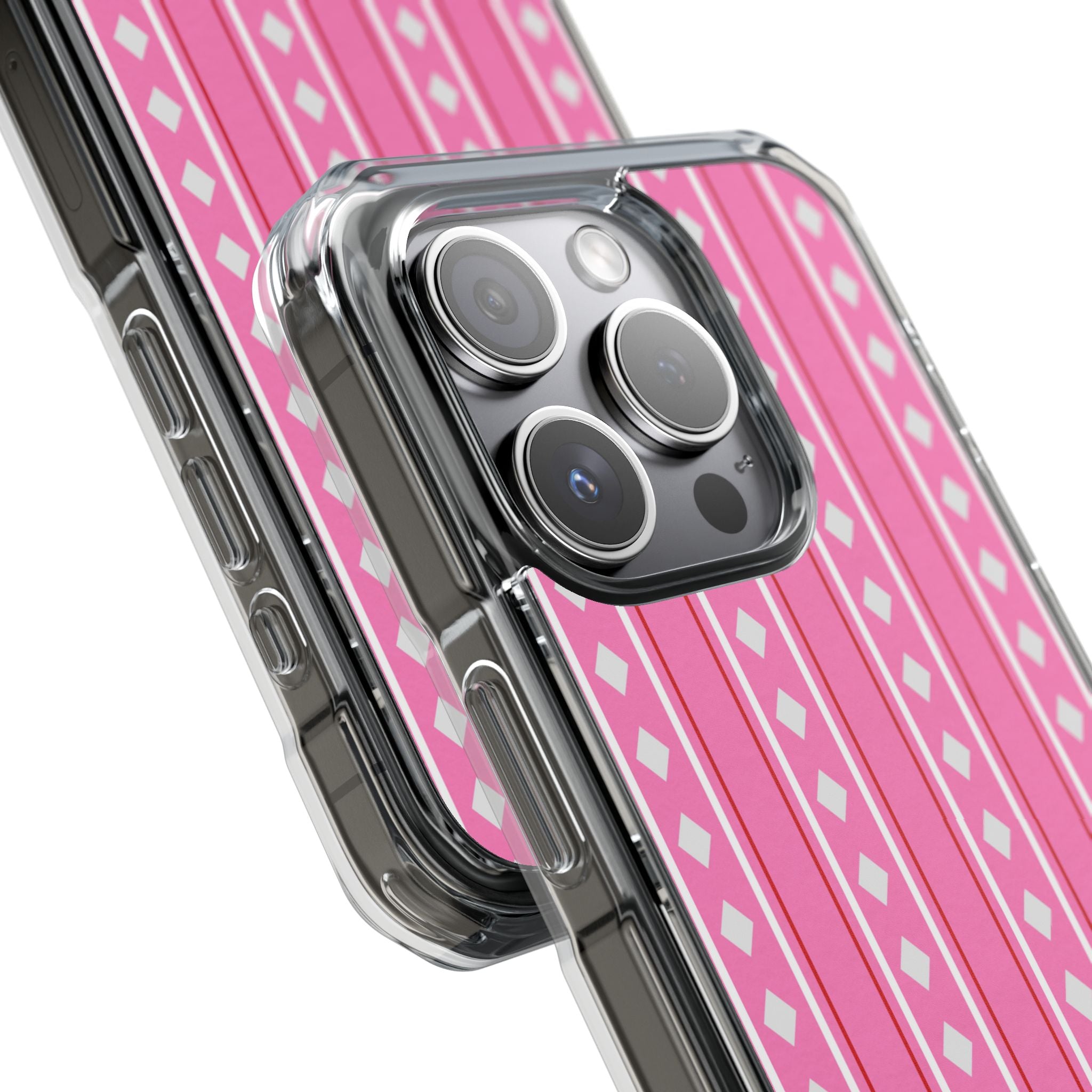 Pink Diamonds Symmetry iPhone Case - Impact