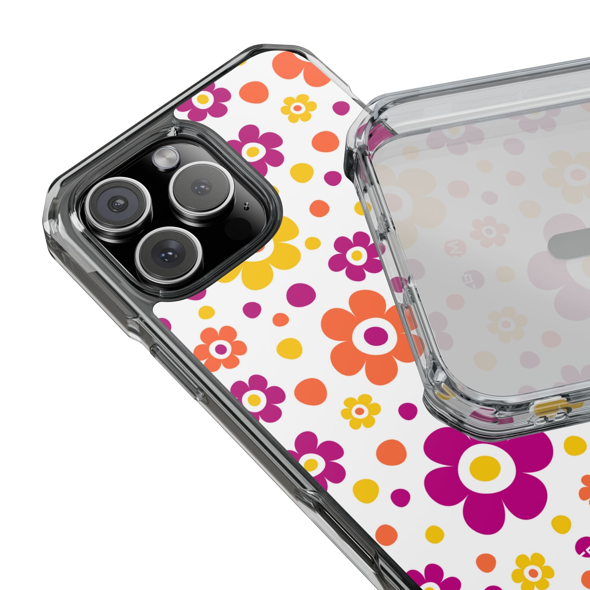 Retro Floral Playfulness iPhone Case - Impact