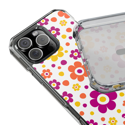 Retro Floral Playfulness iPhone Case - Impact