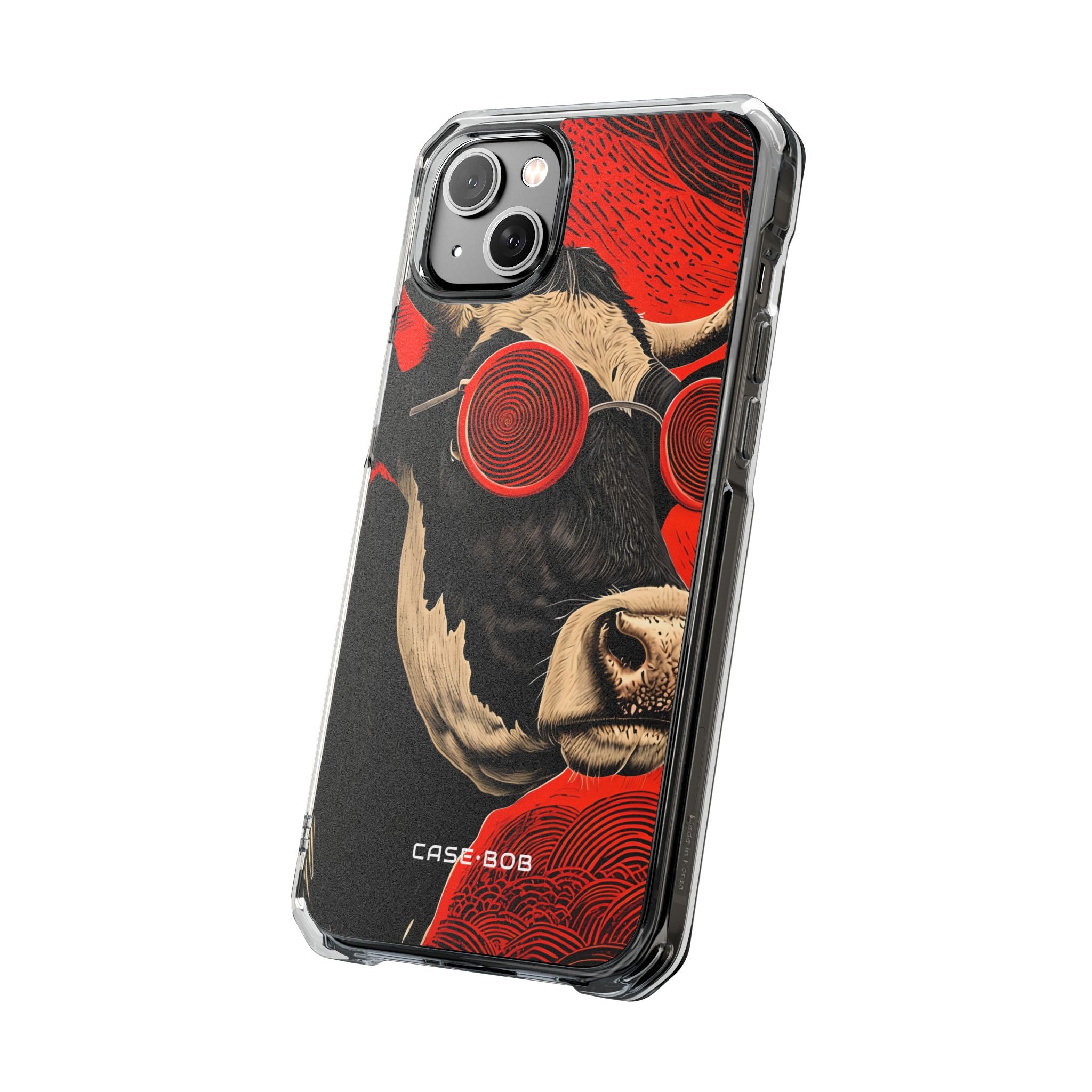 Hypnotic Cow iPhone 14 Plus Case - Impact